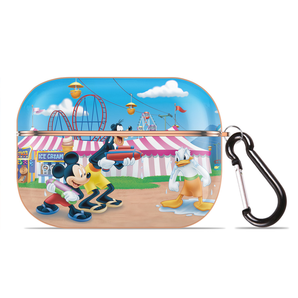 （画像用） ミッキーマウス Mickey Mouse 【AirPods Pro用】ハードシェル保護ケース｜耐衝撃・防指紋・カラビナ付き商品仕様
