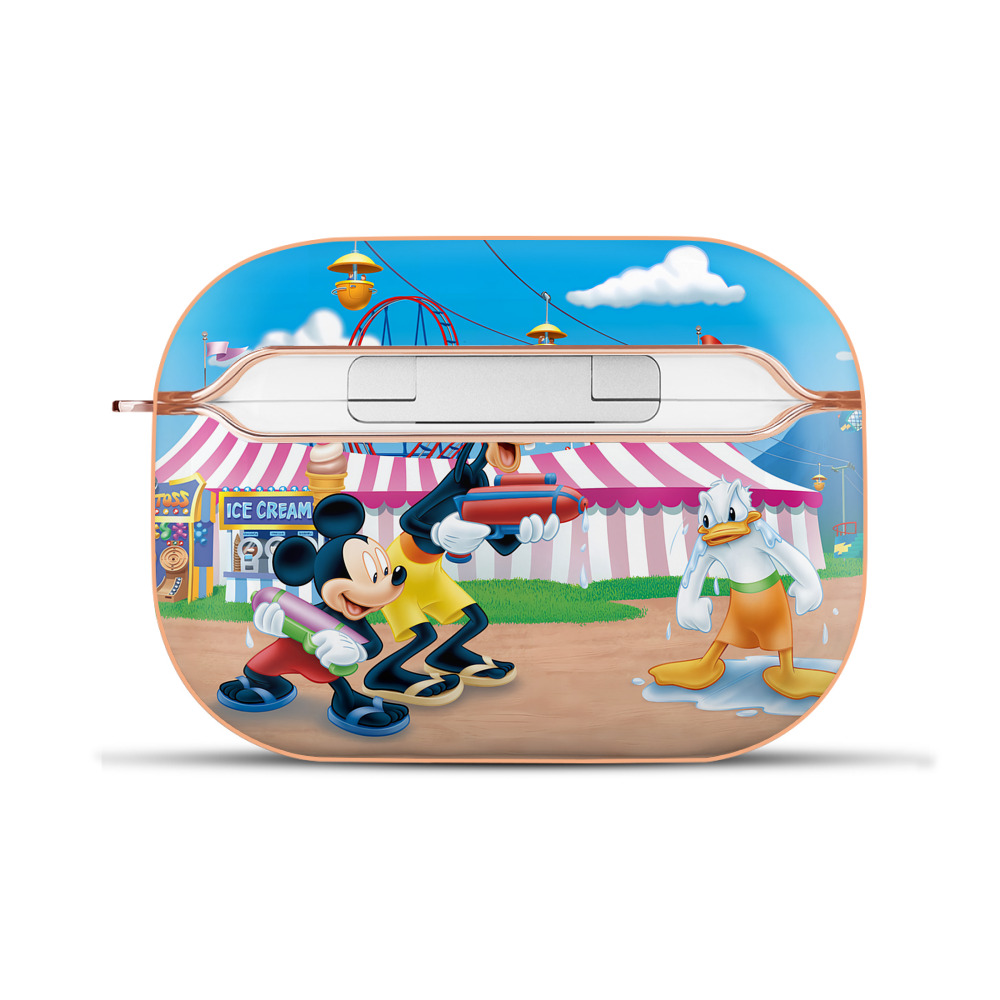 （画像用） ミッキーマウス Mickey Mouse 【AirPods Pro用】ハードシェル保護ケース｜耐衝撃・防指紋・カラビナ付き商品仕様