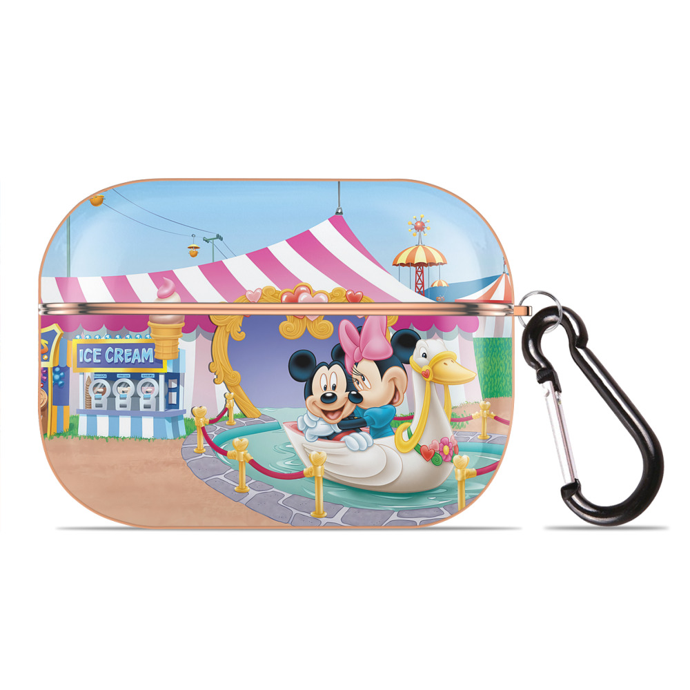 （画像用） ミッキーマウス Mickey Mouse 【AirPods Pro用】ハードシェル保護ケース｜耐衝撃・防指紋・カラビナ付き商品仕様