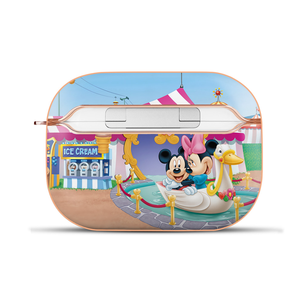 （画像用） ミッキーマウス Mickey Mouse 【AirPods Pro用】ハードシェル保護ケース｜耐衝撃・防指紋・カラビナ付き商品仕様