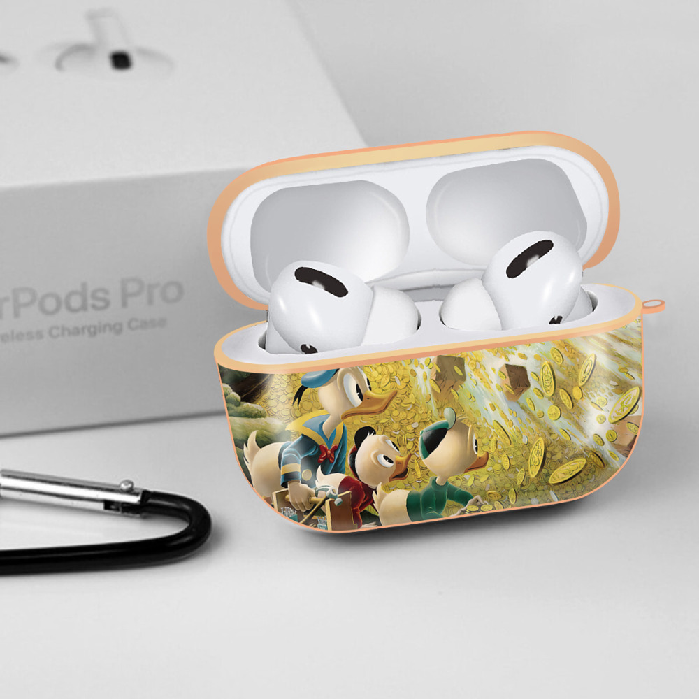 ミッキーマウス Mickey Mouse 【AirPods Pro用】ハードシェル保護ケース｜耐衝撃・防指紋・カラビナ付き商品仕様