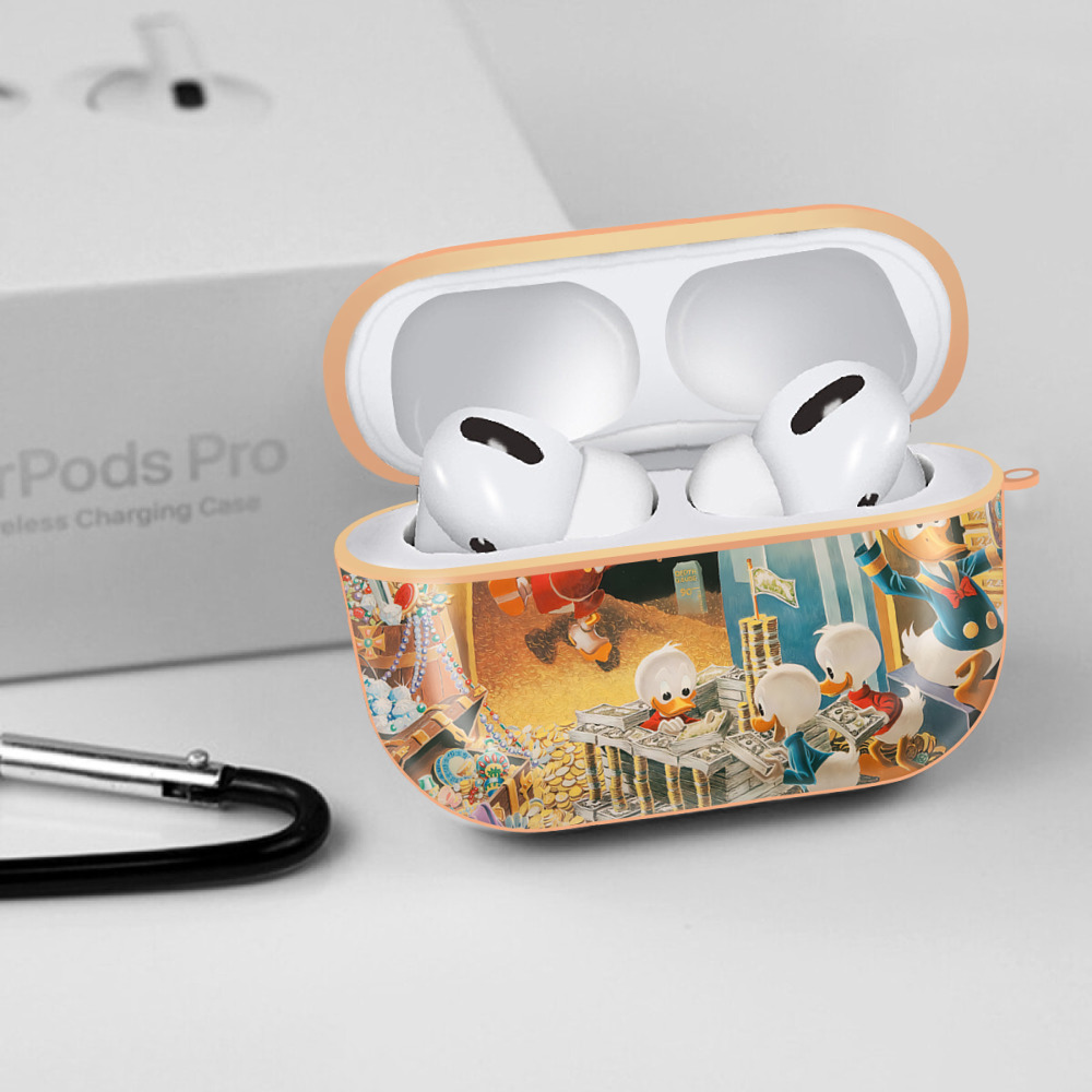 ミッキーマウス Mickey Mouse 【AirPods Pro用】ハードシェル保護ケース｜耐衝撃・防指紋・カラビナ付き商品仕様