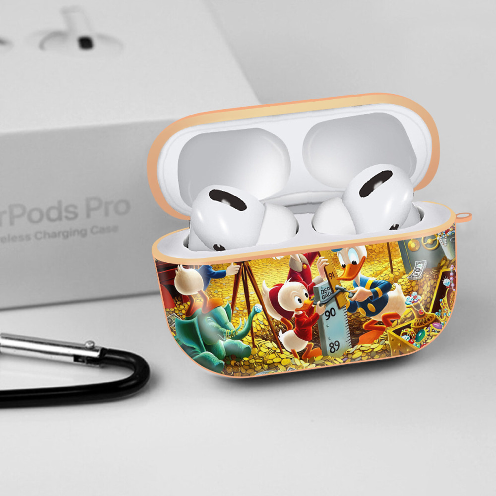 ミッキーマウス Mickey Mouse 【AirPods Pro用】ハードシェル保護ケース｜耐衝撃・防指紋・カラビナ付き商品仕様