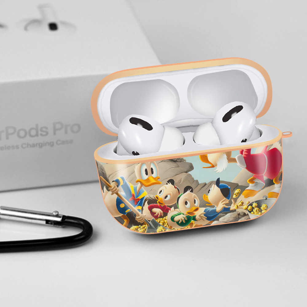 ミッキーマウス Mickey Mouse 【AirPods Pro用】ハードシェル保護ケース｜耐衝撃・防指紋・カラビナ付き商品仕様