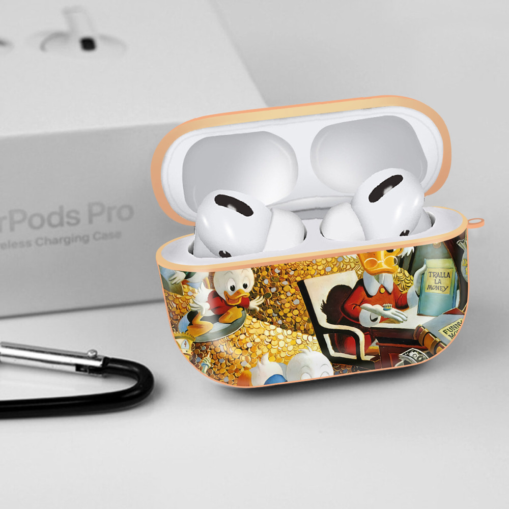 ミッキーマウス Mickey Mouse 【AirPods Pro用】ハードシェル保護ケース｜耐衝撃・防指紋・カラビナ付き商品仕様