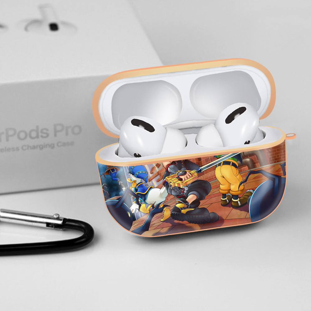 ミッキーマウス Mickey Mouse 【AirPods Pro用】ハードシェル保護ケース｜耐衝撃・防指紋・カラビナ付き商品仕様