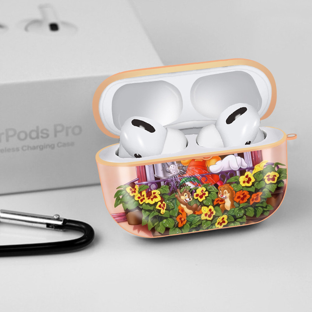 ミッキーマウス Mickey Mouse 【AirPods Pro用】ハードシェル保護ケース｜耐衝撃・防指紋・カラビナ付き商品仕様