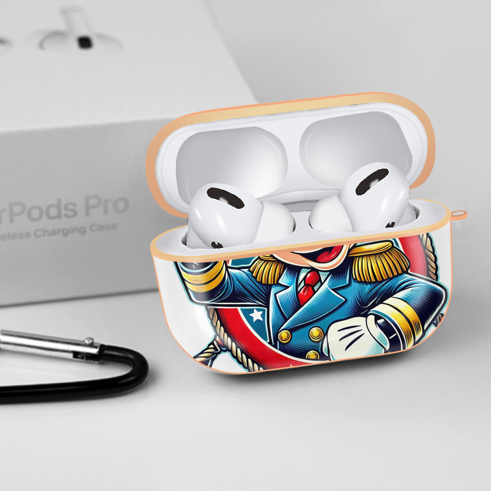 ミッキーマウス Mickey Mouse 【AirPods Pro用】ハードシェル保護ケース｜耐衝撃・防指紋・カラビナ付き商品仕様