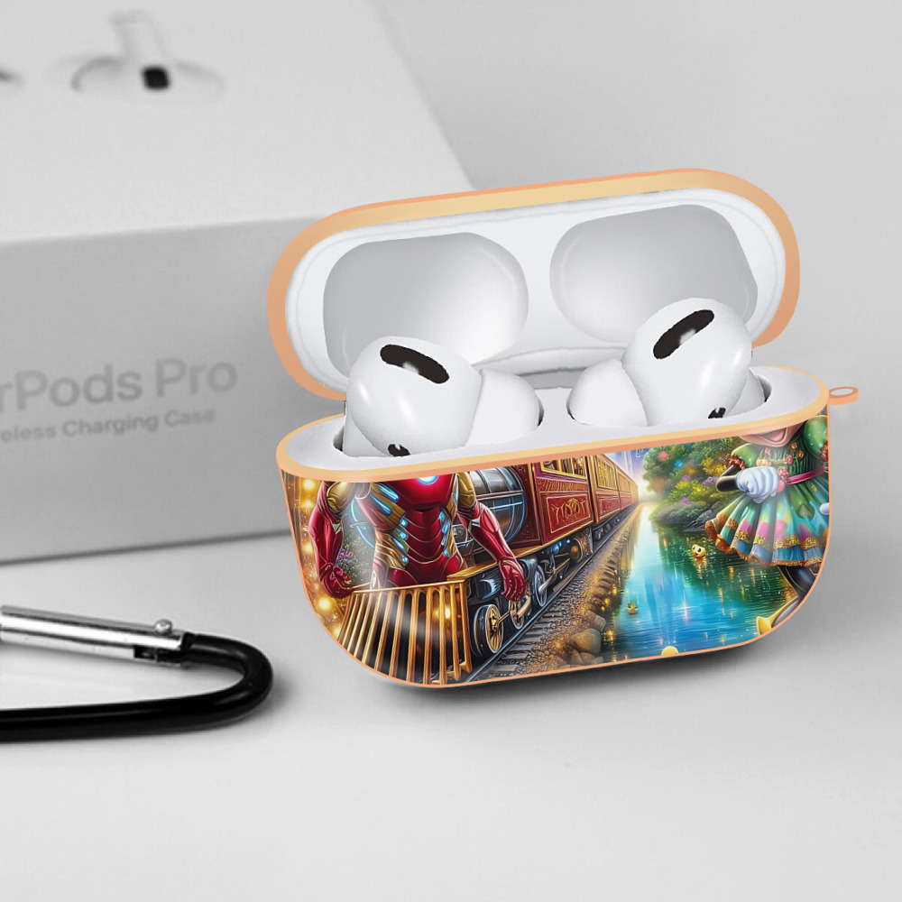 ミッキーマウス Mickey Mouse 【AirPods Pro用】ハードシェル保護ケース｜耐衝撃・防指紋・カラビナ付き商品仕様