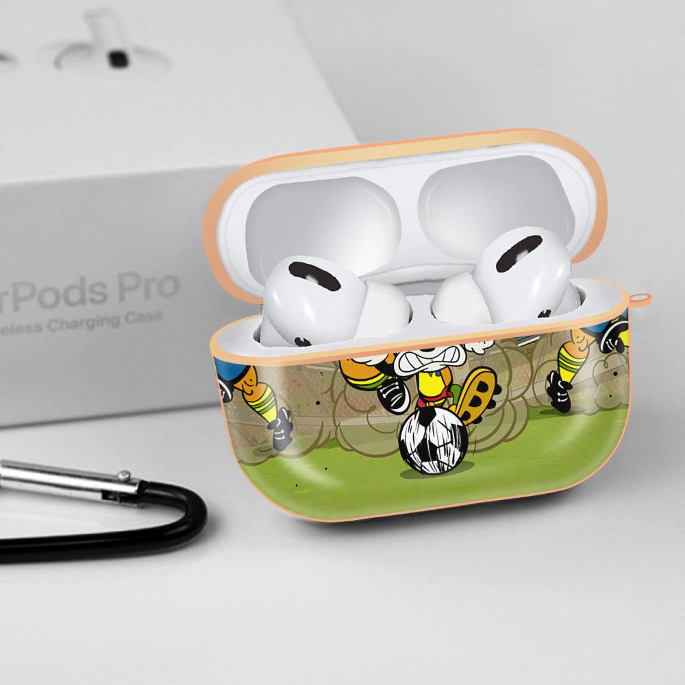 ミッキーマウス Mickey Mouse 【AirPods Pro用】ハードシェル保護ケース｜耐衝撃・防指紋・カラビナ付き商品仕様