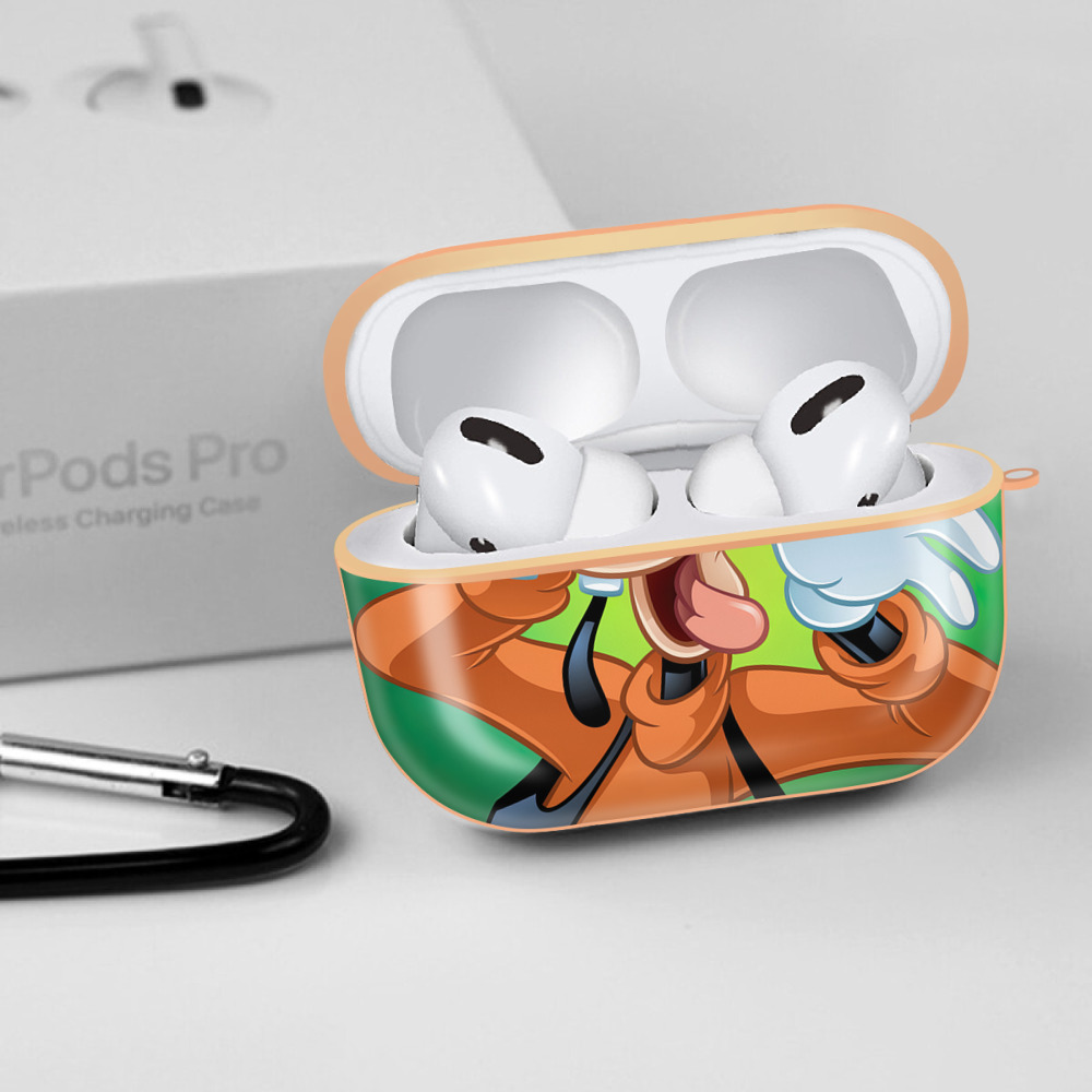 ミッキーマウス Mickey Mouse 【AirPods Pro用】ハードシェル保護ケース｜耐衝撃・防指紋・カラビナ付き商品仕様