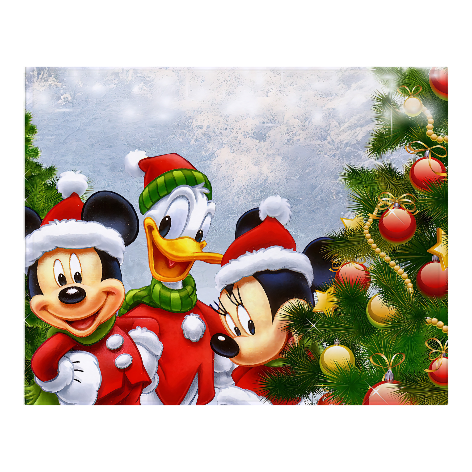 ミッキーマウス Mickey Mouse フランネルブランケット・多サイズ対応（横型）