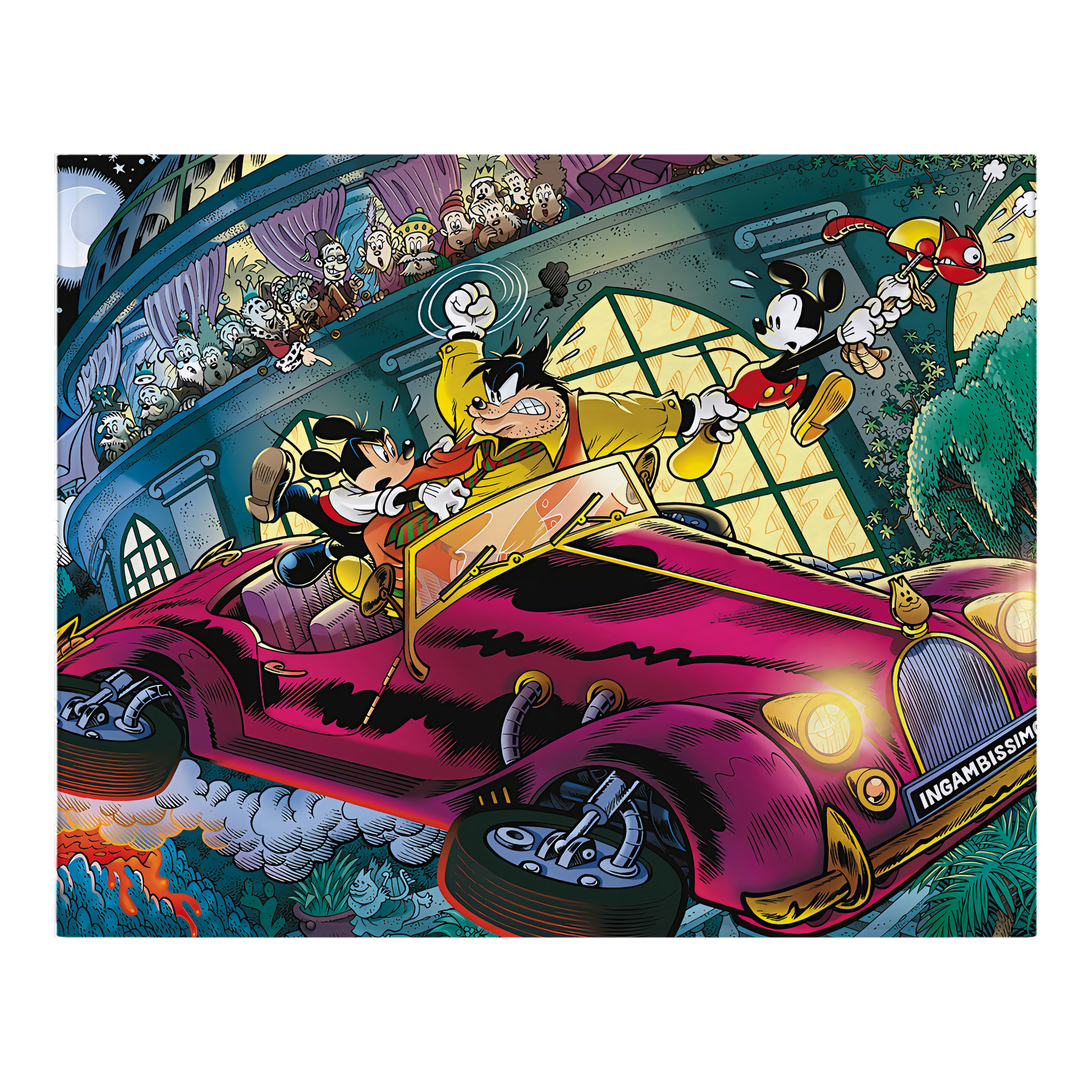 ミッキーマウス Mickey Mouse フランネルブランケット・多サイズ対応（横型）
