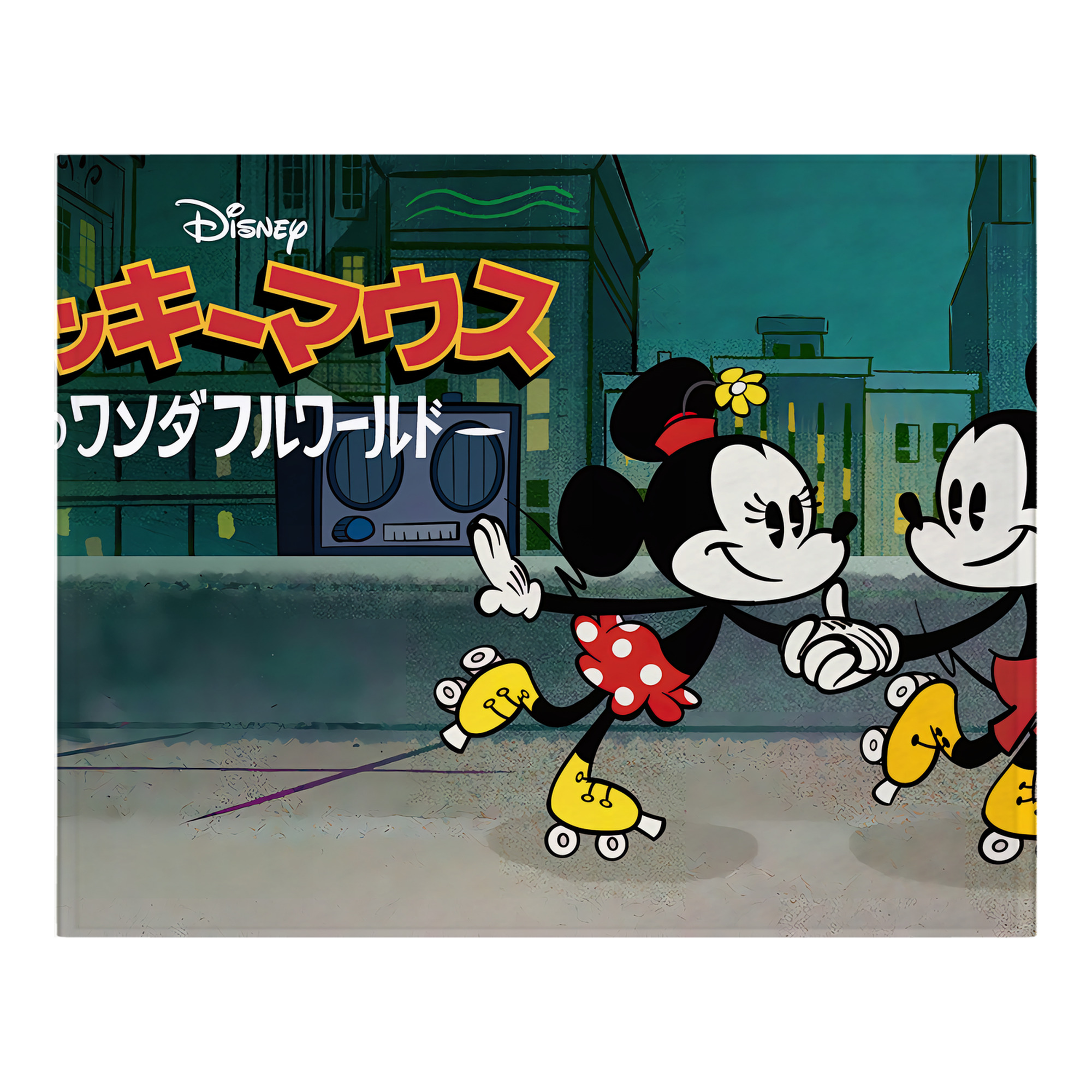ミッキーマウス Mickey Mouse フランネルブランケット・多サイズ対応（横型）