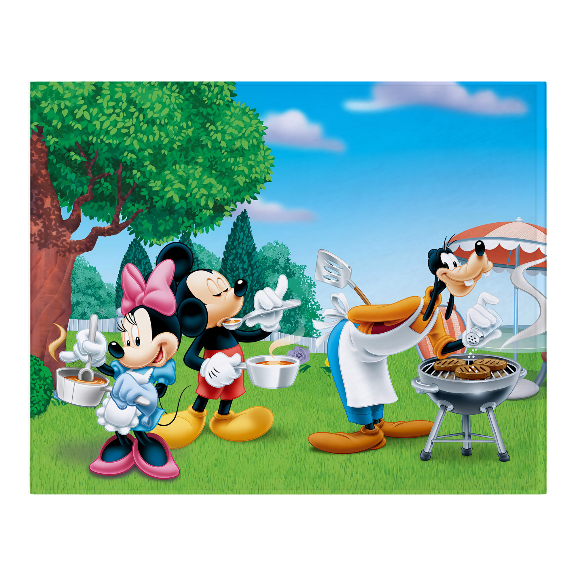 ミッキーマウス Mickey Mouse フランネルブランケット・多サイズ対応（横型）