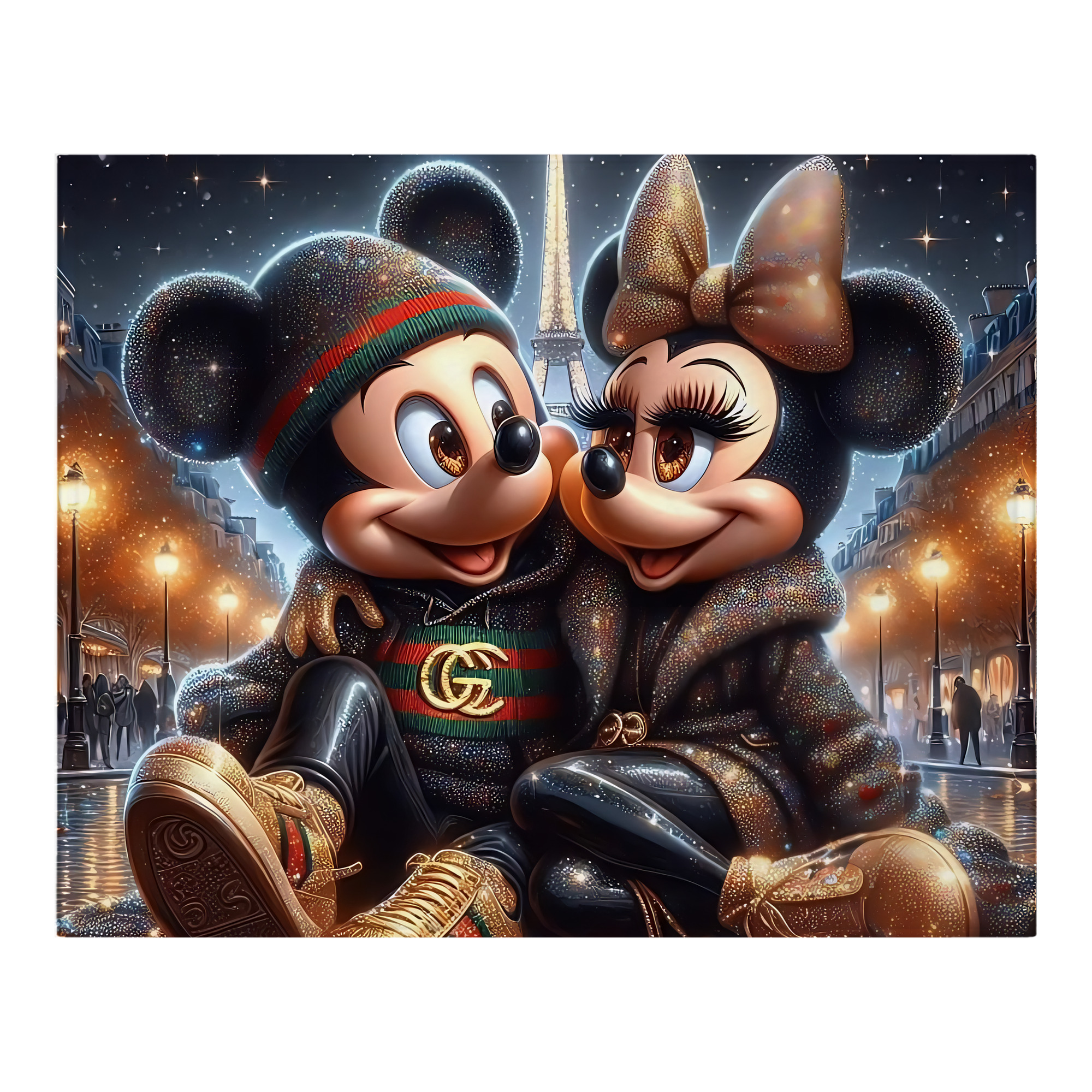 ミッキーマウス Mickey Mouse フランネルブランケット・多サイズ対応（横型）