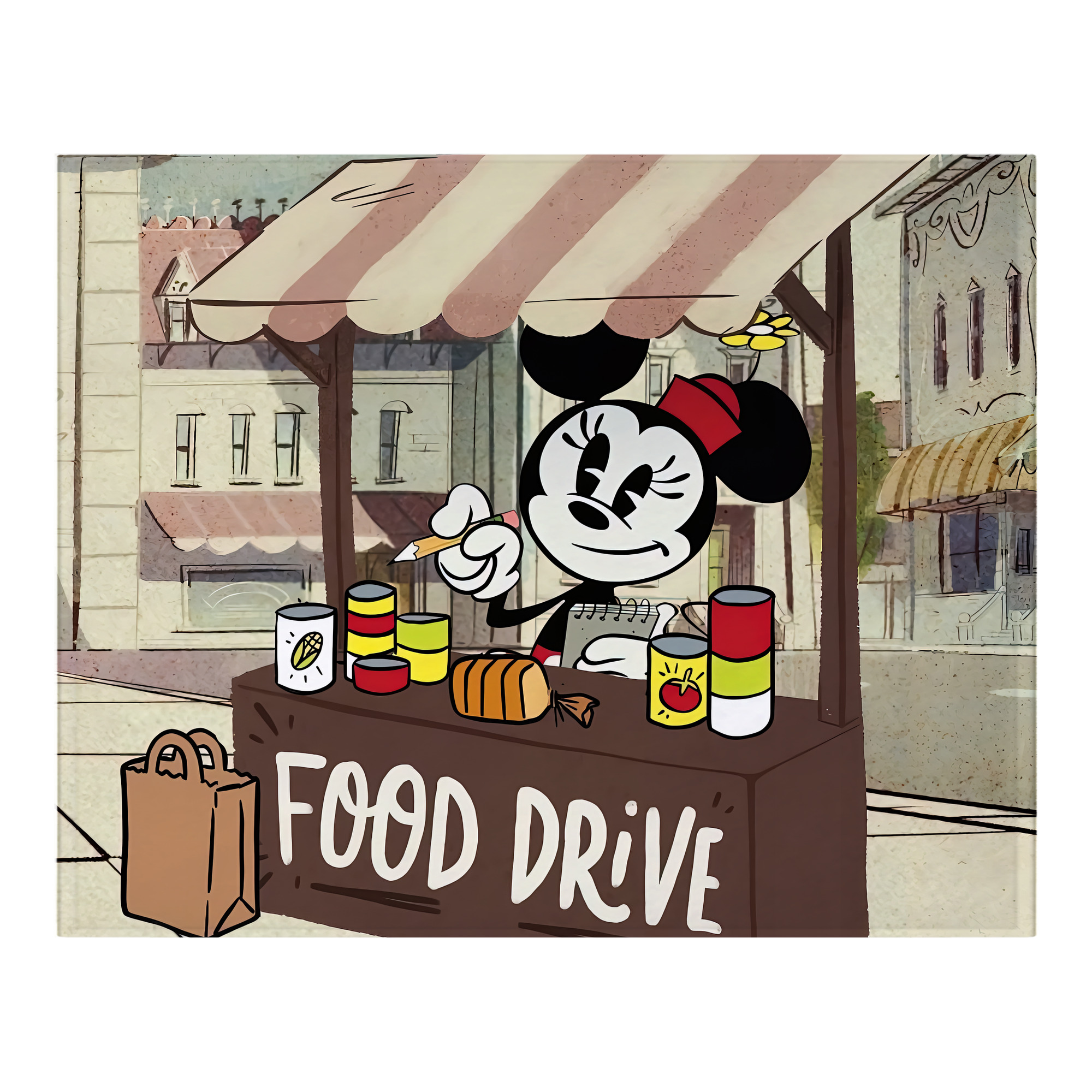 ミッキーマウス Mickey Mouse フランネルブランケット・多サイズ対応（横型）