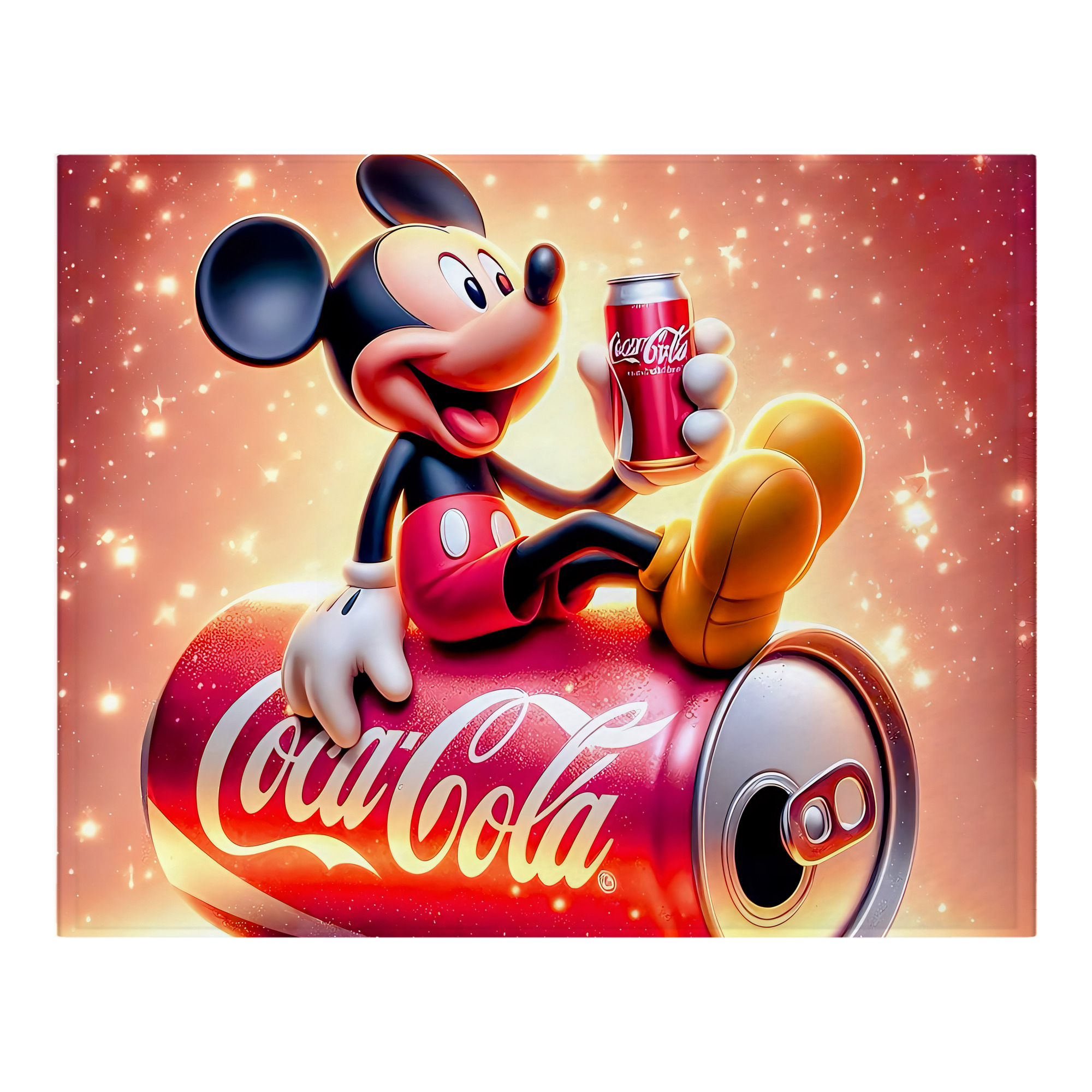 ミッキーマウス Mickey Mouse フランネルブランケット・多サイズ対応（横型）