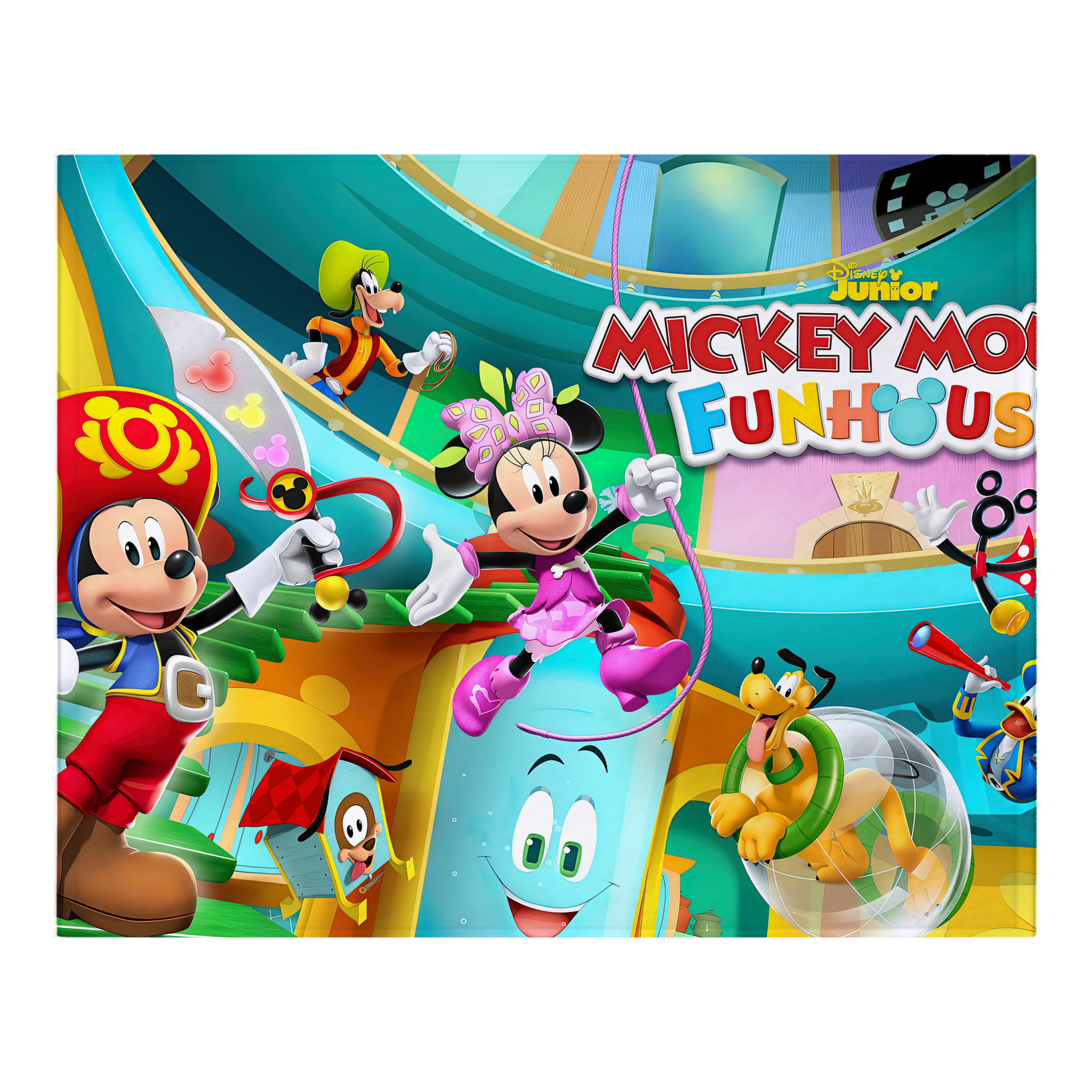 ミッキーマウス Mickey Mouse フランネルブランケット・多サイズ対応（横型）