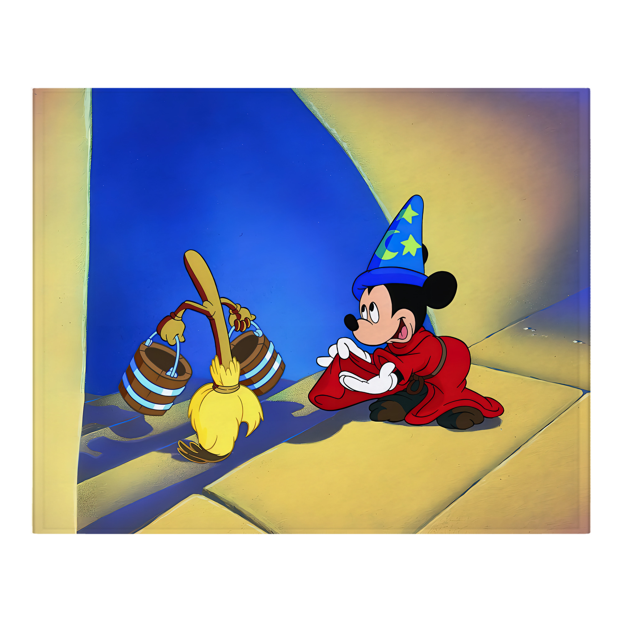 ミッキーマウス Mickey Mouse フランネルブランケット・多サイズ対応（横型）