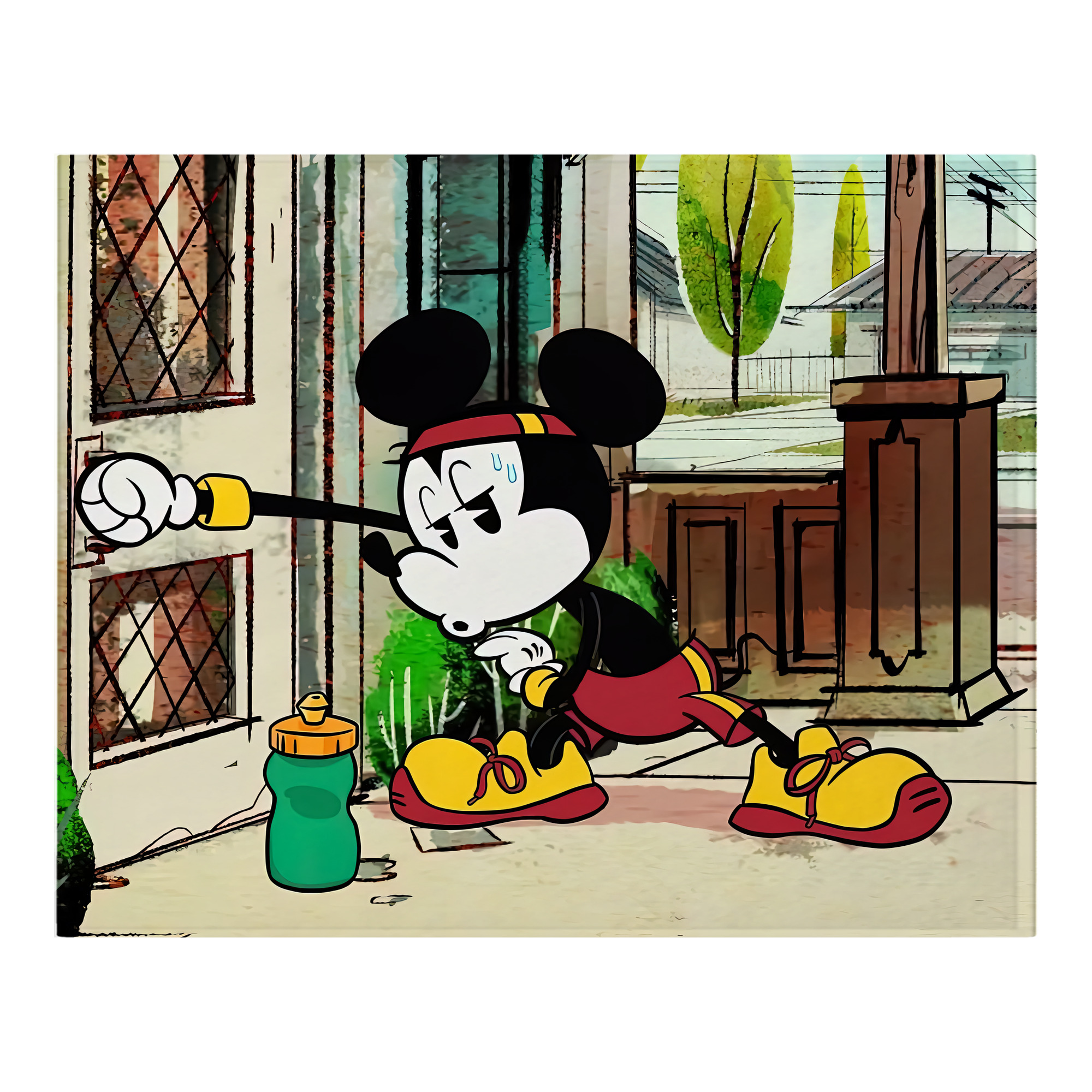 ミッキーマウス Mickey Mouse フランネルブランケット・多サイズ対応（横型）