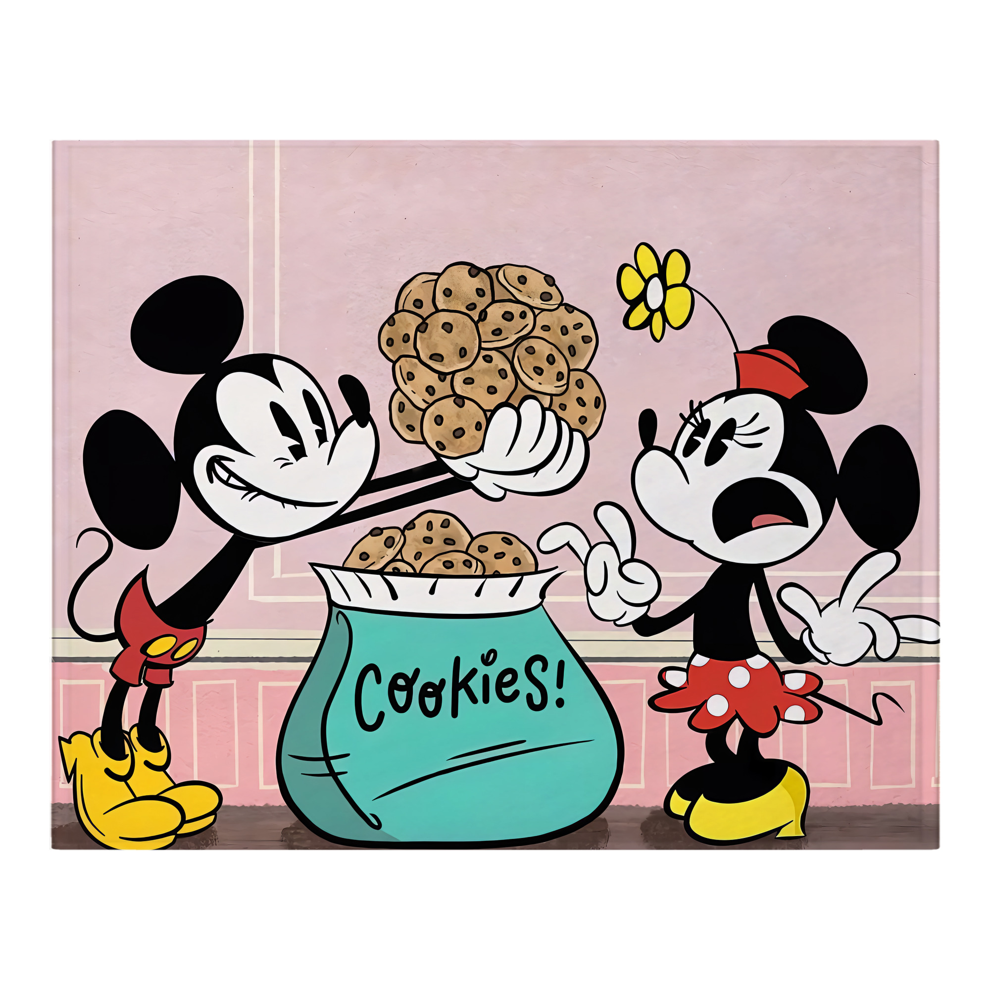 ミッキーマウス Mickey Mouse フランネルブランケット・多サイズ対応（横型）