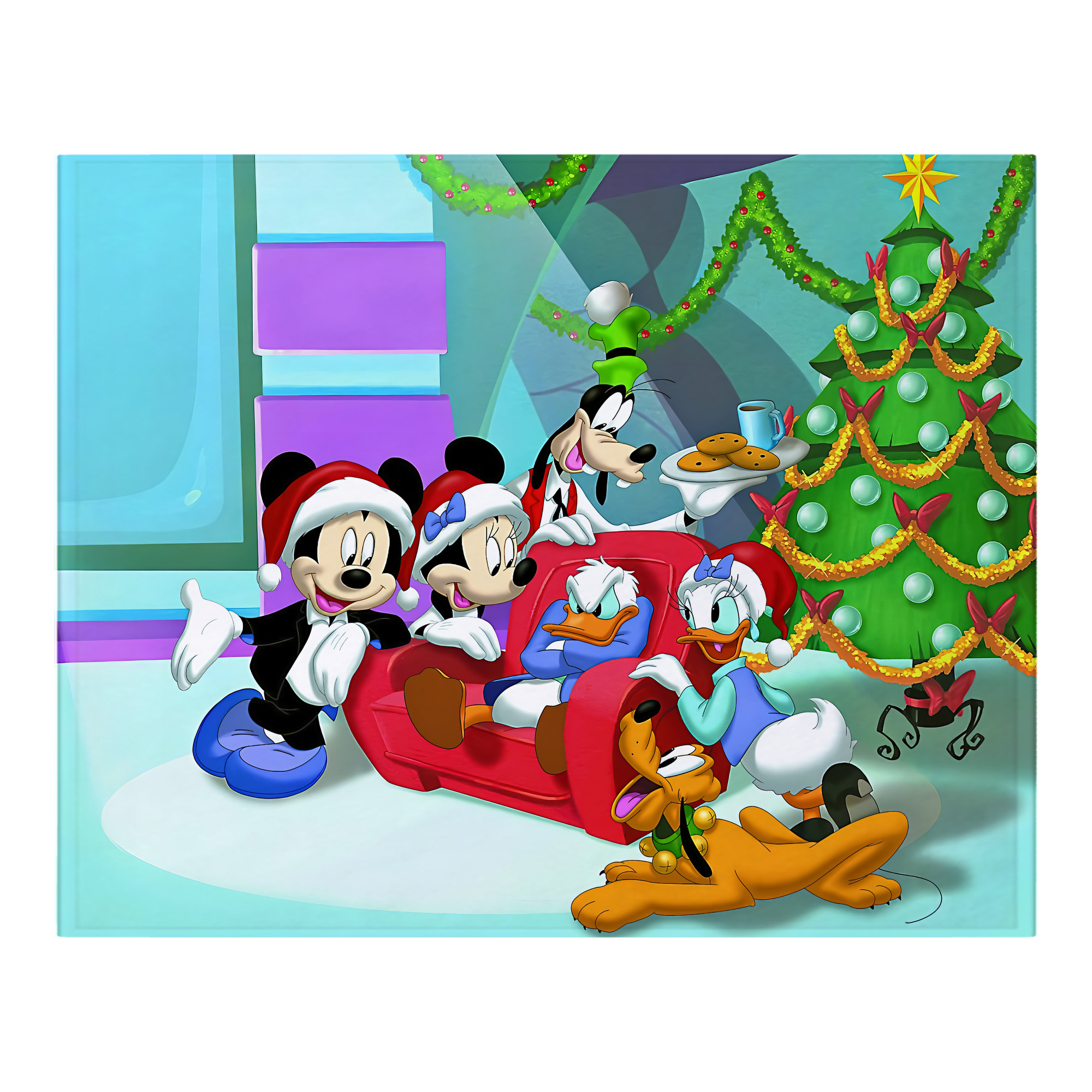 ミッキーマウス Mickey Mouse フランネルブランケット・多サイズ対応（横型）