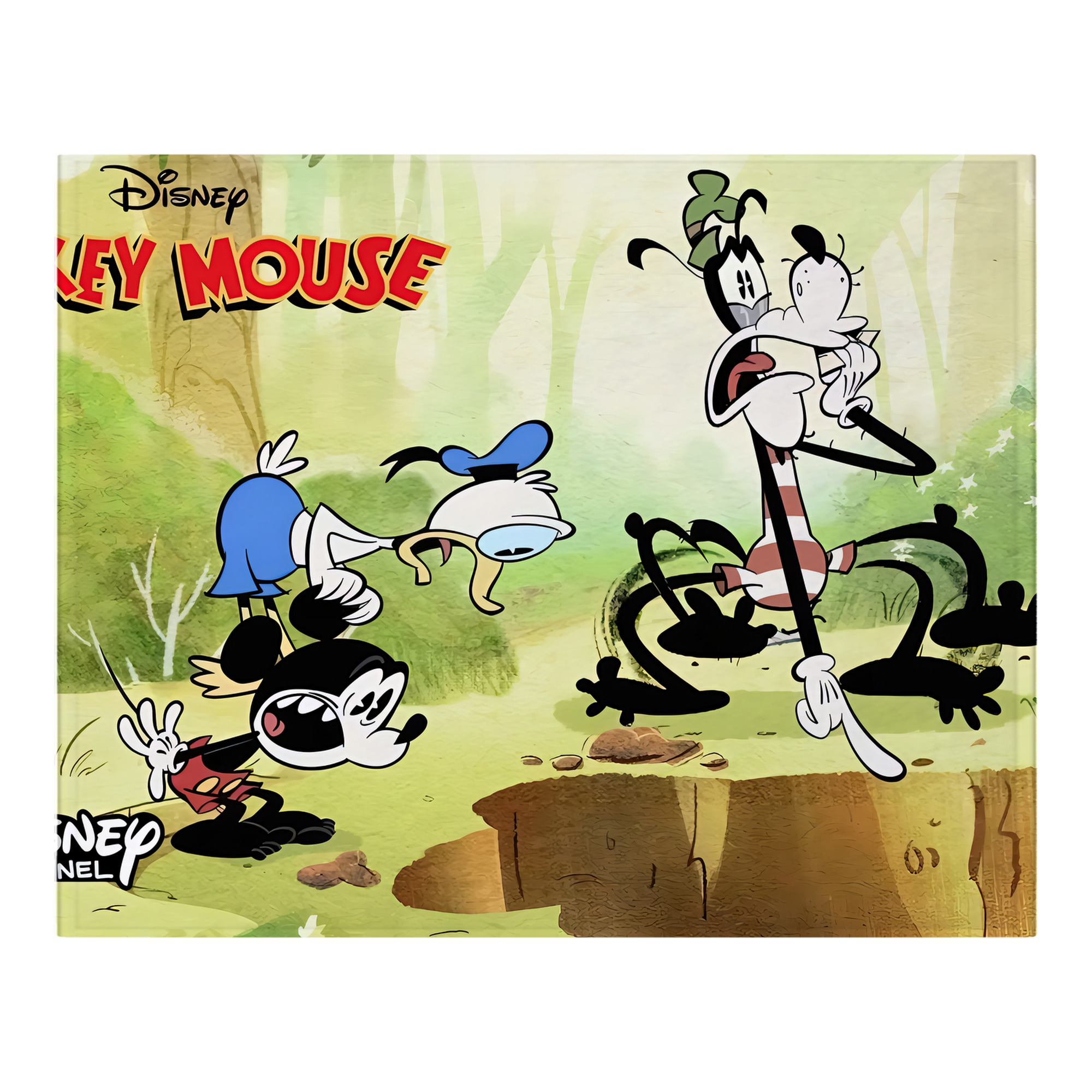 ミッキーマウス Mickey Mouse フランネルブランケット・多サイズ対応（横型）