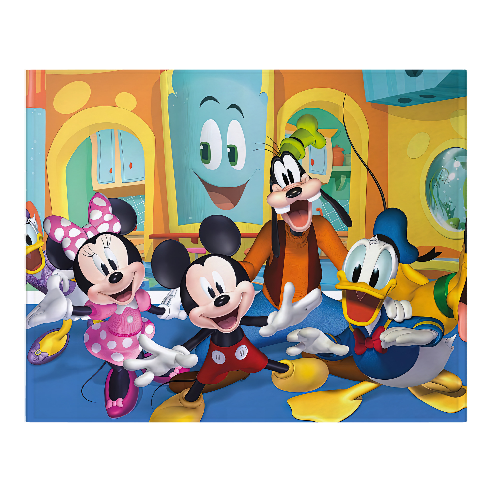 ミッキーマウス Mickey Mouse フランネルブランケット・多サイズ対応（横型）