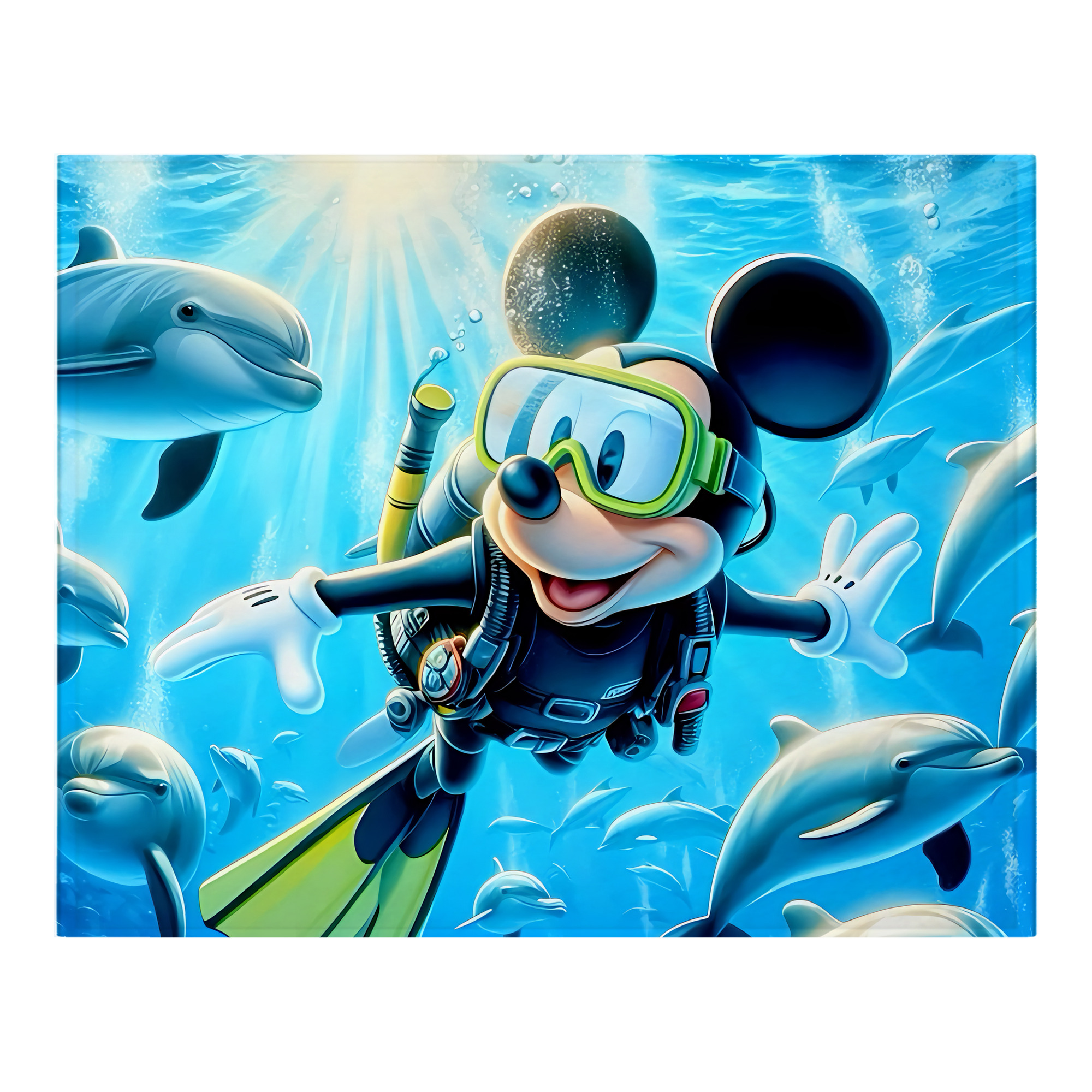 ミッキーマウス Mickey Mouse フランネルブランケット・多サイズ対応（横型）