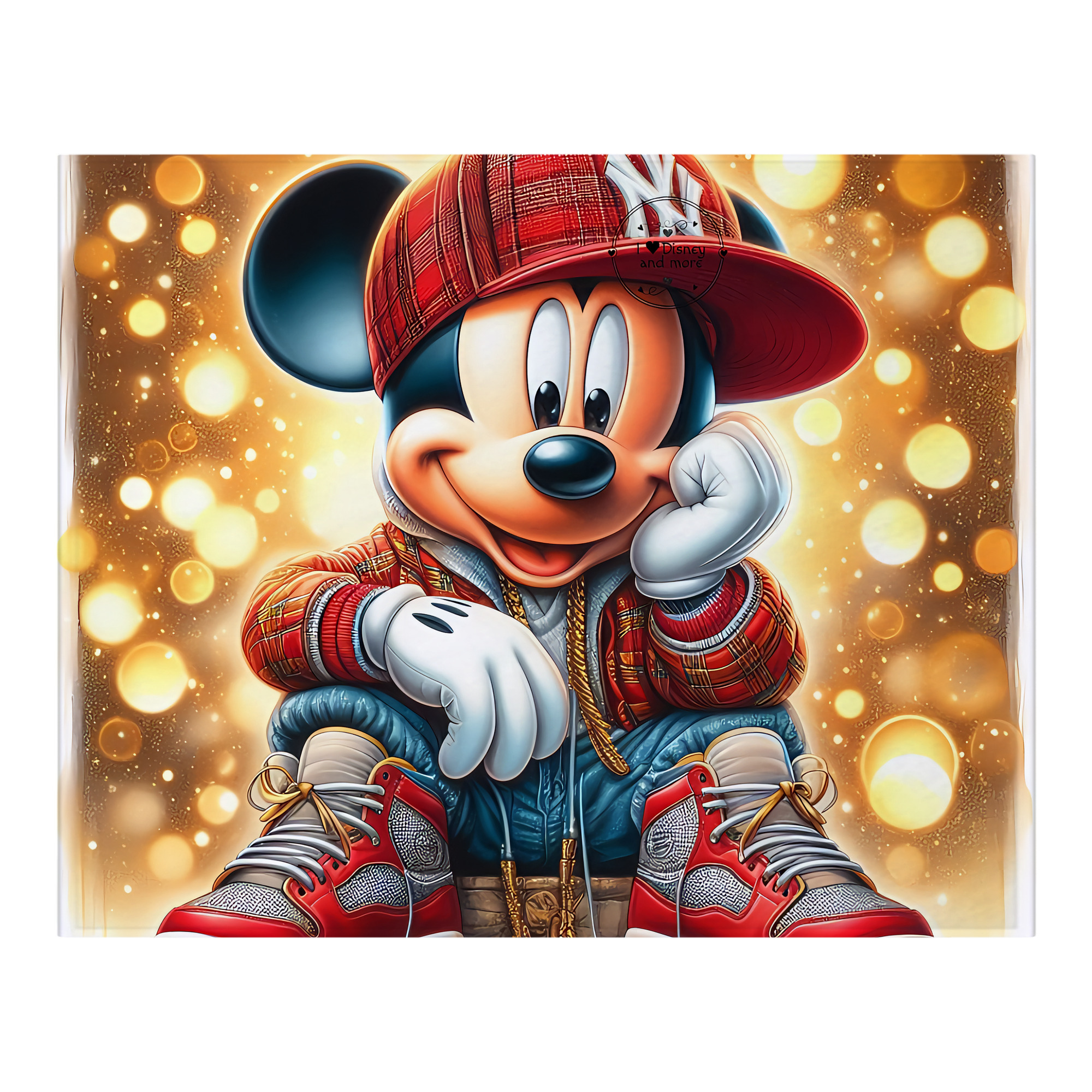 ミッキーマウス Mickey Mouse フランネルブランケット・多サイズ対応（横型）