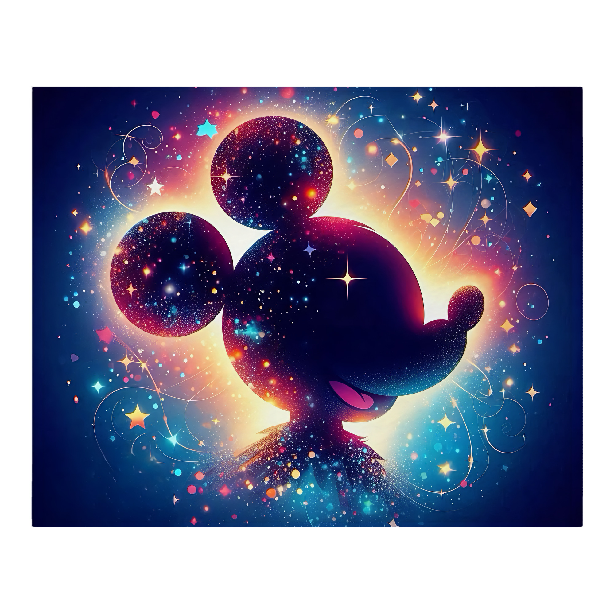 ミッキーマウス Mickey Mouse フランネルブランケット・多サイズ対応（横型）