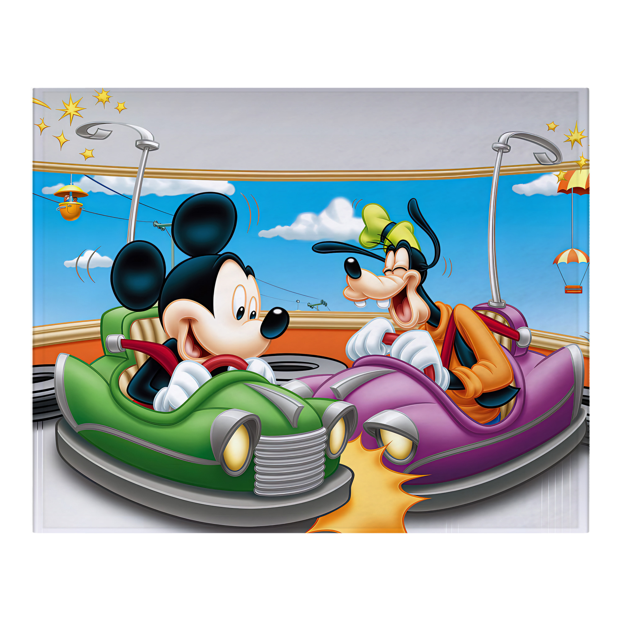 ミッキーマウス Mickey Mouse フランネルブランケット・多サイズ対応（横型）