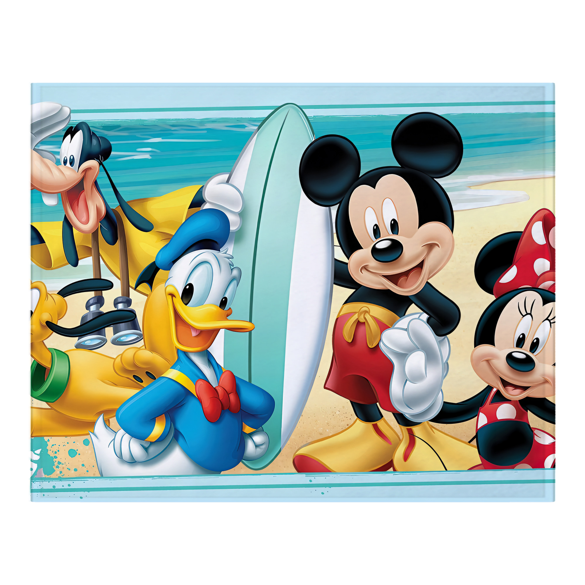 ミッキーマウス Mickey Mouse フランネルブランケット・多サイズ対応（横型）