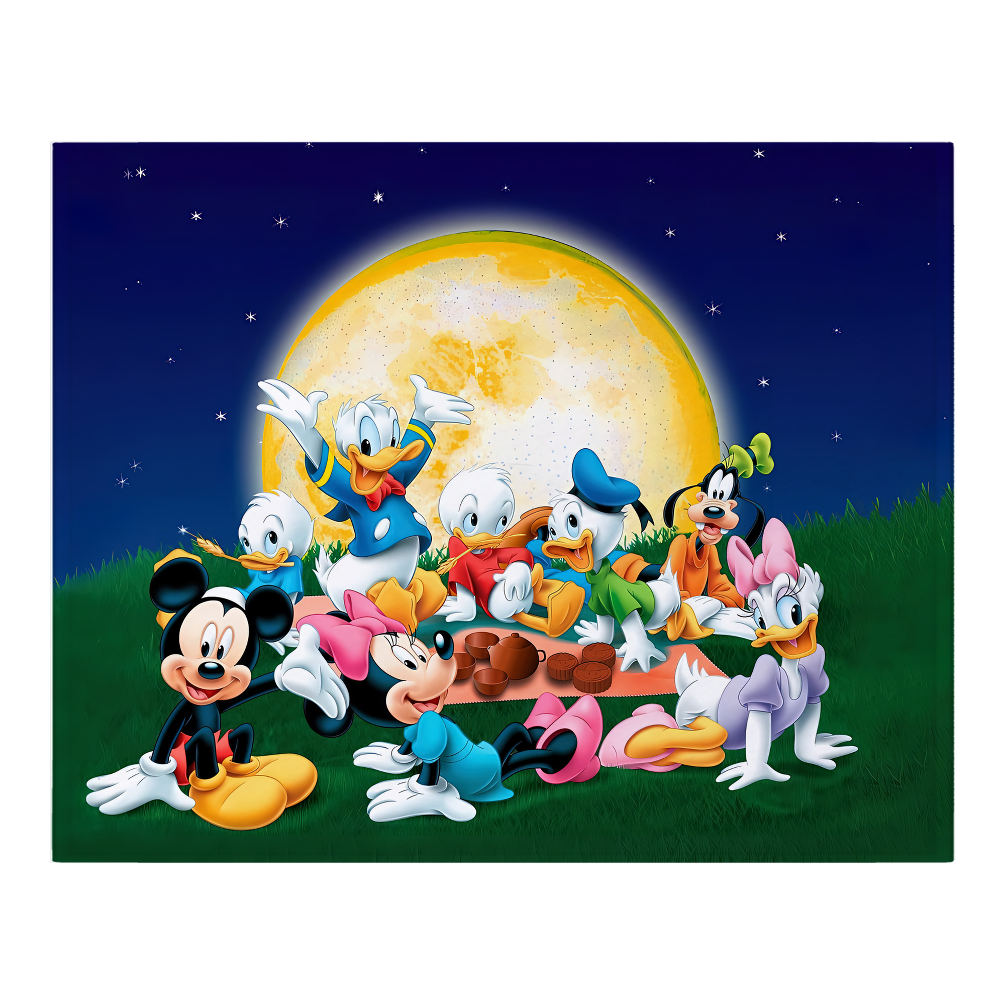 ミッキーマウス Mickey Mouse フランネルブランケット・多サイズ対応（横型）