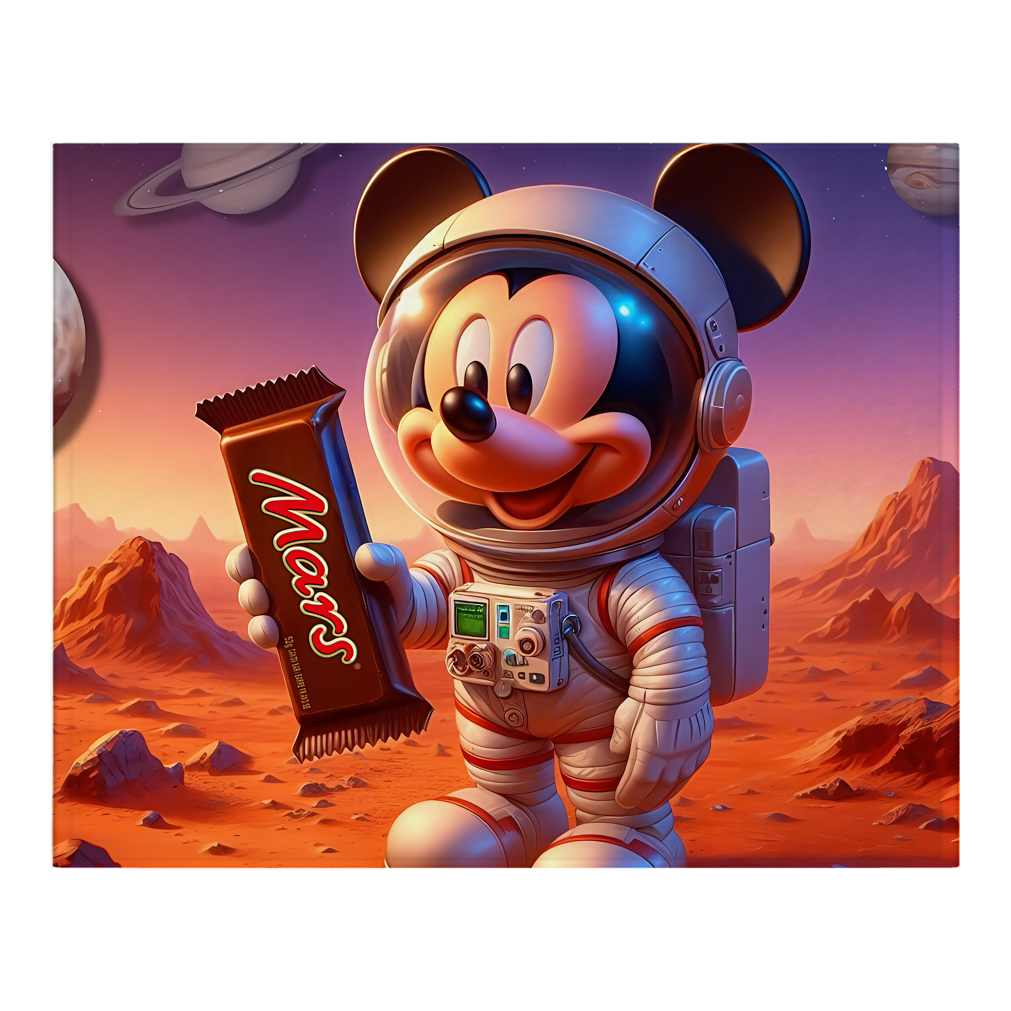 ミッキーマウス Mickey Mouse フランネルブランケット・多サイズ対応（横型）