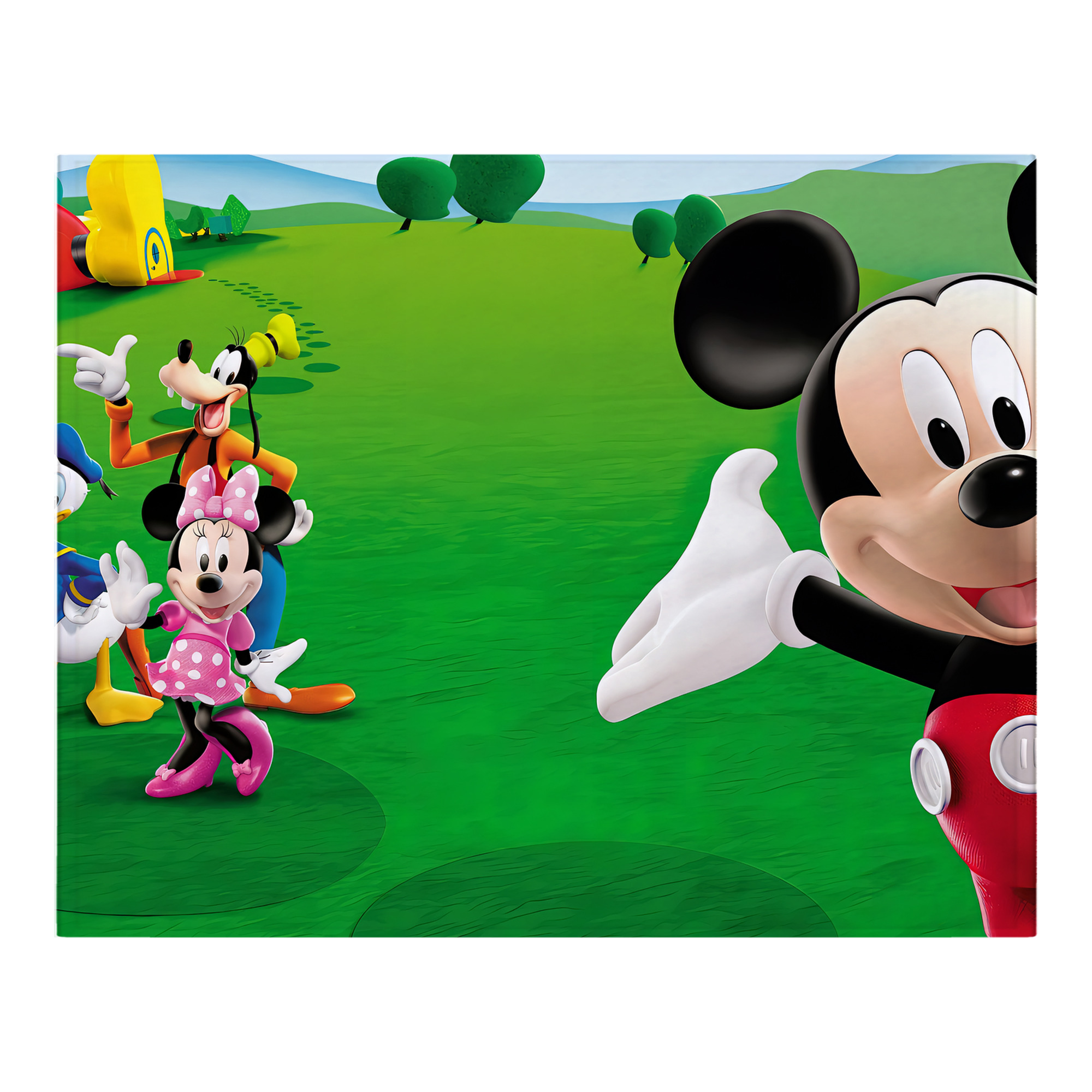ミッキーマウス Mickey Mouse フランネルブランケット・多サイズ対応（横型）