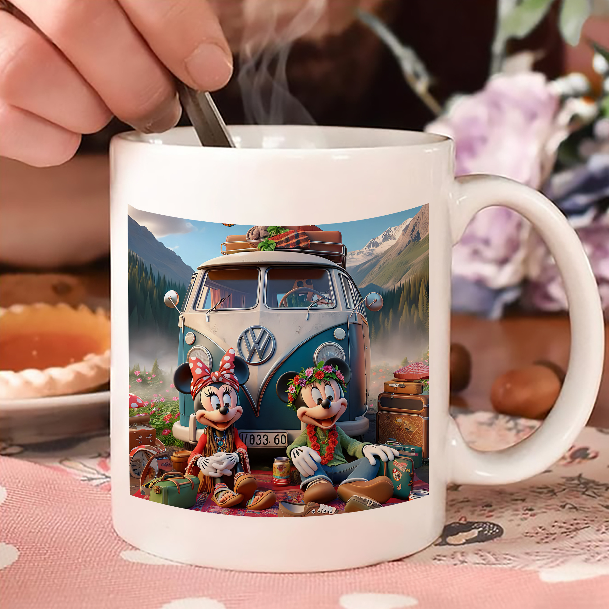 ミッキーマウス Mickey Mouse カラーマグカップ