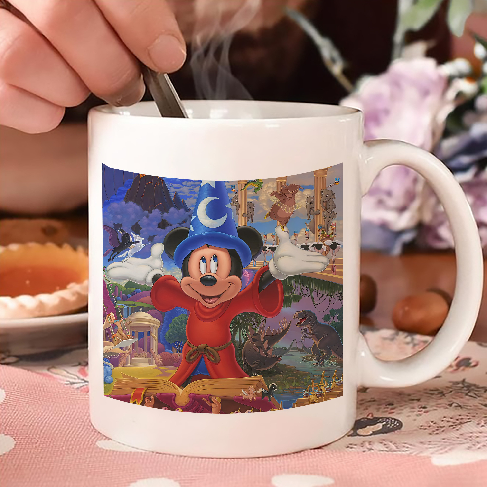 ミッキーマウス Mickey Mouse カラーマグカップ