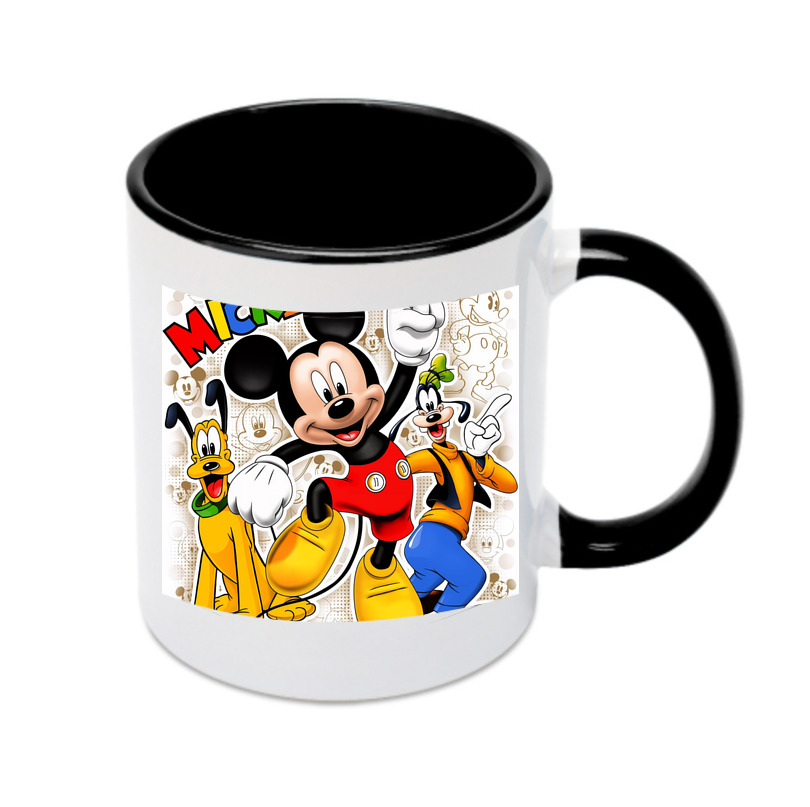 （画像用） ミッキーマウス Mickey Mouse カラーマグカップ