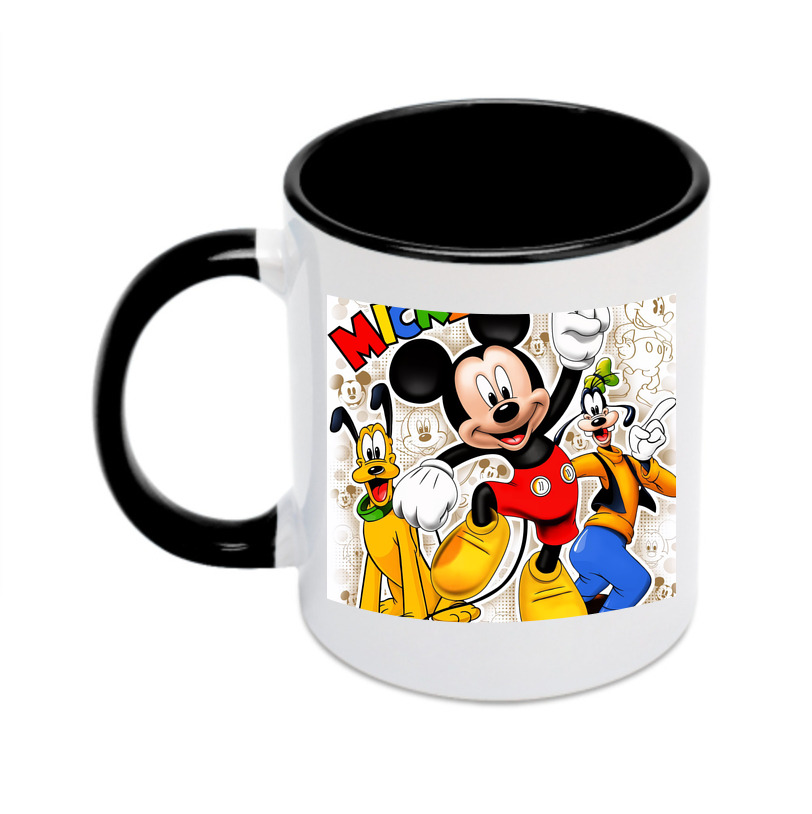 （画像用） ミッキーマウス Mickey Mouse カラーマグカップ