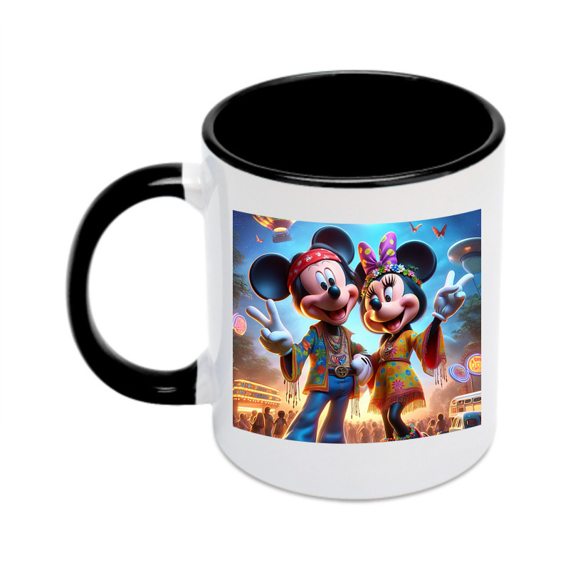 （画像用） ミッキーマウス Mickey Mouse カラーマグカップ