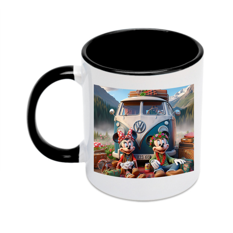 ミッキーマウス Mickey Mouse カラーマグカップ