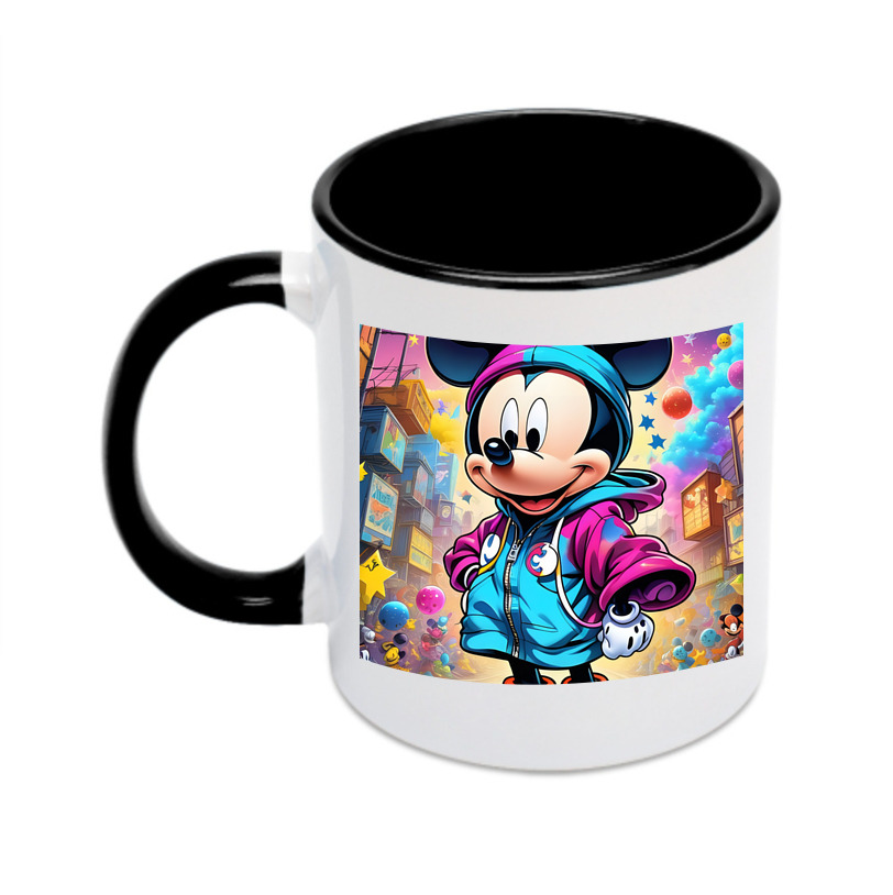 （画像用） ミッキーマウス Mickey Mouse カラーマグカップ