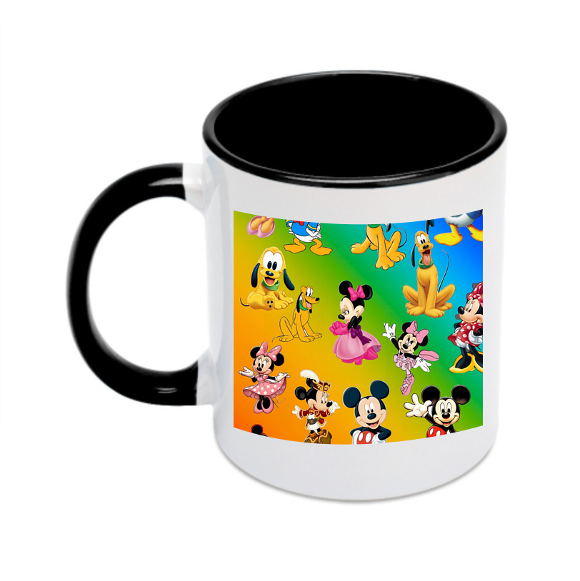 （画像用） ミッキーマウス Mickey Mouse カラーマグカップ