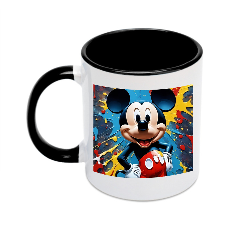 （画像用） ミッキーマウス Mickey Mouse カラーマグカップ