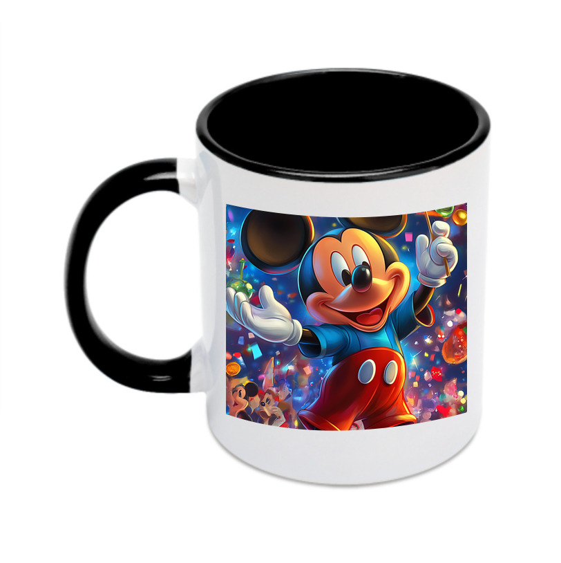 （画像用） ミッキーマウス Mickey Mouse カラーマグカップ
