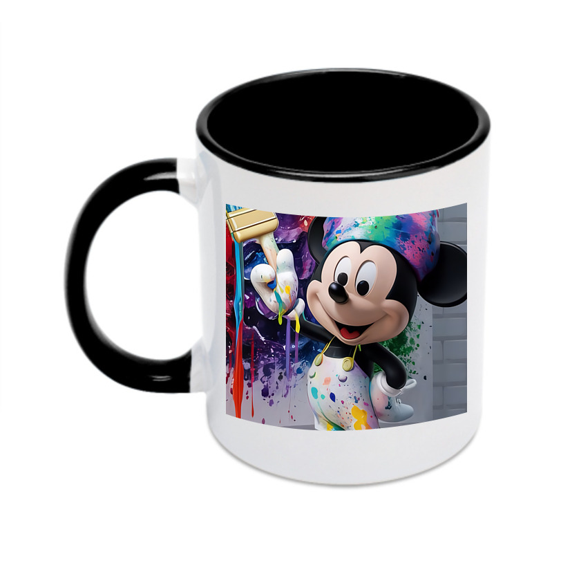 （画像用） ミッキーマウス Mickey Mouse カラーマグカップ