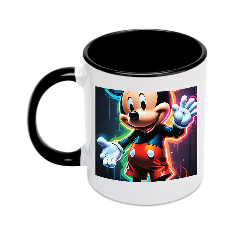 （画像用） ミッキーマウス Mickey Mouse カラーマグカップ