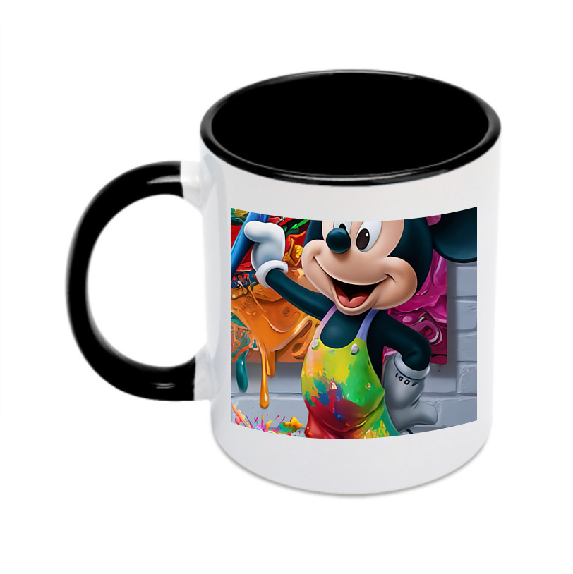 （画像用） ミッキーマウス Mickey Mouse カラーマグカップ